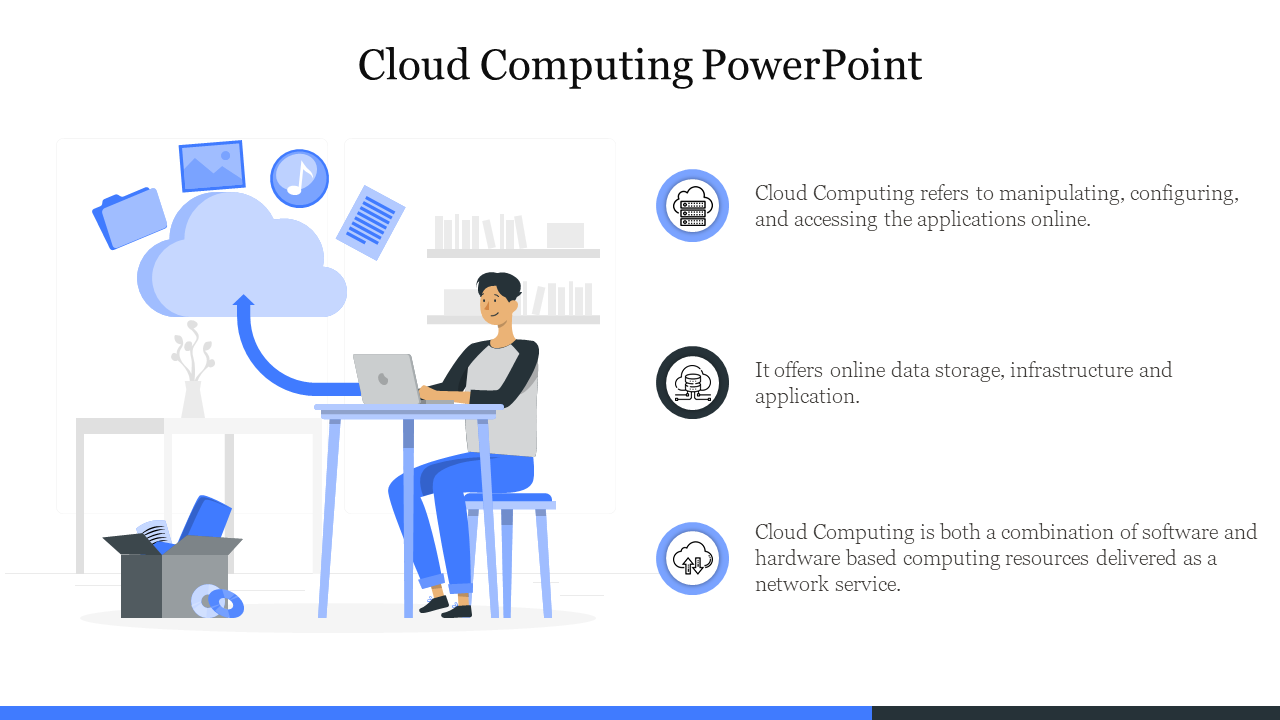 Free - Cloud Computing PowerPoint Template & Google Slides Free 